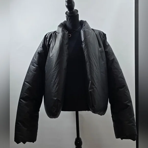 Yeezy X GAP YZY Kayne West Black Round Jacket
